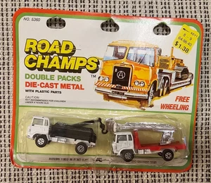 VTG Road Champs Double Packs Die Cast Metal Plastic Free Wheeling Kmart No. 5360 - Picture 1 of 4