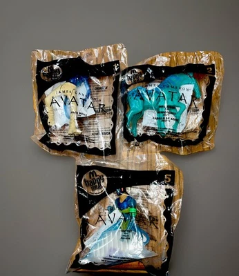 NUEVAS figuras de acción selladas Avatar 2009 McDonald’s Happy Meal juguete #1, 2 y 5 Foto 1 de 4