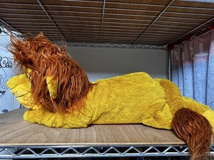 Disney Lion King Simba Plush Pillow Adult Version TDR 90cm yellow Used - Picture 1 of 3