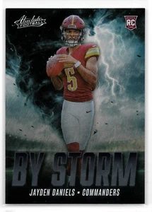 2024 Panini Absolute By Storm Jayden Daniels #BS-JDS (RC) - Picture 1 of 2