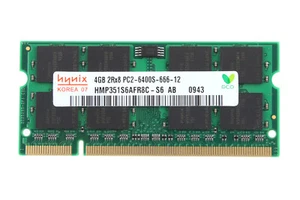 Hynix 4GB 2Rx8 PC2-6400S DDR2 800Mhz CL6 Laptop Model SO-DIMM 1.8V RAM Memory 4G - Picture 1 of 8