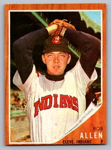 1962 TOPPS #543 BOB ALLEN INDIANS SP - Foto 1 di 3