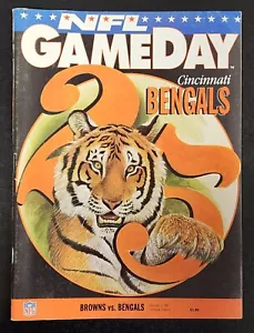 NFL Game Day Magazine Cleveland Browns vs Cincinnati Bengals 1992 - Bild 1 von 3