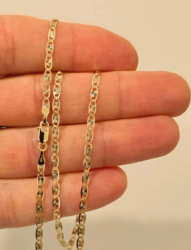 Cadena Valentino Estrella Tricolor Oro 14k Cadena Foto 1 de 4