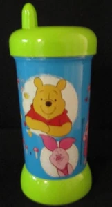 NUEVO Disney Store Verde y Azul Winnie the Pooh Taza para sorber lechón - Imagen 1 de 3