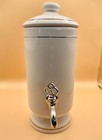 Vintage Porcelain Mouthwash Dispenser Capacity: 25 oz Made in Italy Frontage