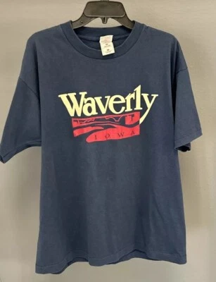 Camiseta De Colección Años 90 FOTL Best Waverly Iowa Puntada Única Gráfica Adulto Talla XL Foto 1 de 4