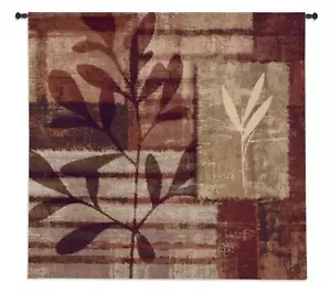 Warme Impressionen modern Blumen nordamerikanisch hergestellt gewebter Wandteppich Wandbehang - Bild 1 von 1