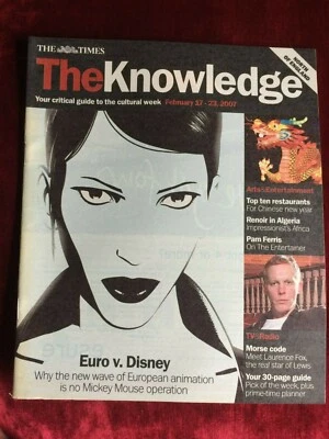 THE KNOWLEDGE 17-Feb-2007 Ian McDiarmid Shins Laurence Fox Pam Ferris Animation - Image 1 of 2