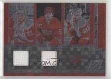 2010 Zenith Double Materials Nicklas Lidstrom Henrik Zetterberg #8 Rookie RC HOF