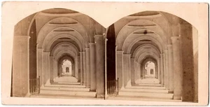 Italie.Italy.Cimitero di Torino.Cimetière de Turin.Photo Stereo.Stereoview.1865. - Bild 1 von 1