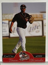 TEOSCAR HERNANDEZ 2013 GRANDSTAND QUAD CITIES RIVER BANDITS ROOKIE