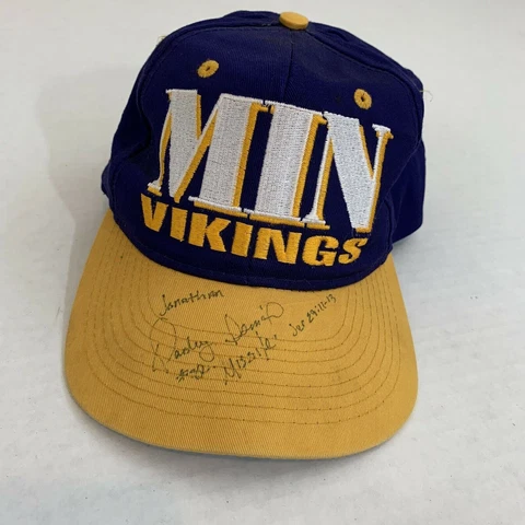 Vintage 80s Minnesota Vikings Snapback Hat Ball Cap NFL Football Cover
