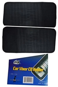 Car Auto Truck Sun Visor 8 CD or DVD Holder Organizer Holder Case (2 Pack) - Picture 1 of 5