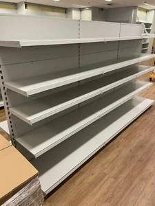Regal Gondelregal Lebensmittelregal Verkaufsregal 2m Tego Bio Markt Ladenregal - Bild 1 von 3