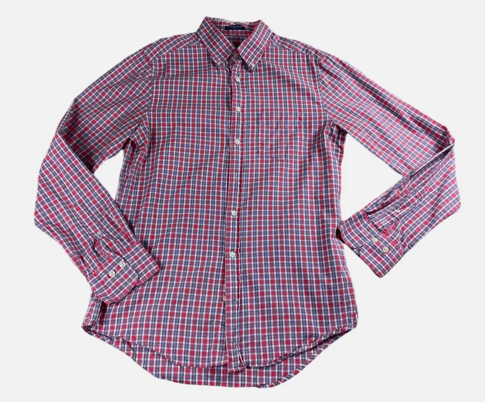 Camisa GANT Thunder Roja Soplada por el Viento Oxford Ajustada con Botones 343179 Talla M Foto 1 de 1