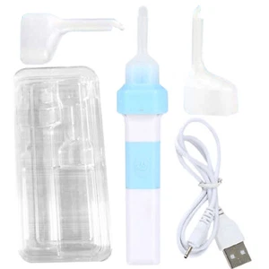 Ear Wax Removal USB Rechargeable Electric Ear Cleaner with LED Light 2Soft Spoon - Picture 1 of 12