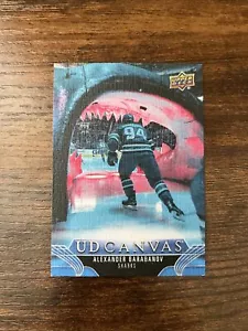 2023-24 Upper Deck Series 2 UD Canvas #C185 Alexander Barabanov San Jose Sharks - Picture 1 of 2