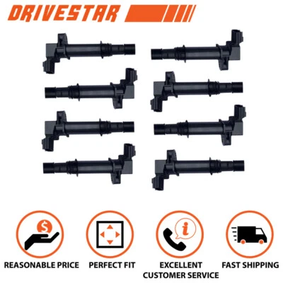 Paquete Drivestar de 8 bobinas de encendido UF270 para Dodge Jeep Mitsubishi Raider 4,7 L Foto 1 de 4
