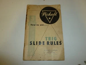 Vintage 1953 PICKETT Rechenschieber How to use TRIG Book Manual - Bild 1 von 6