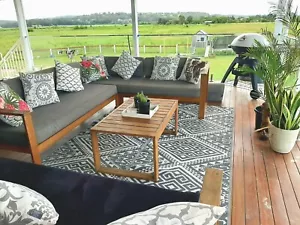 New indoor/outdoor reversible recycled plastic mat | rug | 180cm x 280cm - Picture 1 of 1