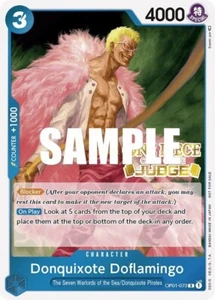 Donquixote Doflamingo Judge Foil - OP01-073 quasi nuovo - pezzo unico - Foto 1 di 1