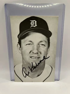 Al Kaline Signed Vintage Photo Postcard Beckett Auto COA - Picture 1 of 3