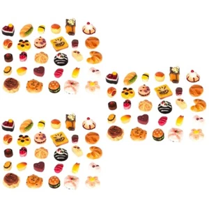 3 Sets Simulated Food Toys Miniature Dessert Models Decorative Cake - Zdjęcie 1 z 12