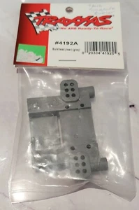 Traxxas Part: 4192A Bulkhead - Rear - Grey - Picture 1 of 2
