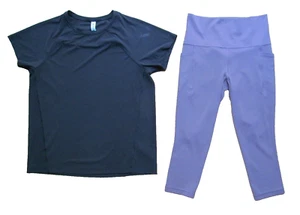 Athleta Two Athletic Workout Clothing Top & Crop Leggings Women's Size S - Bild 1 von 12