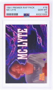 1991 Rap Mc Lyte #79 PSA 10 - Picture 1 of 2