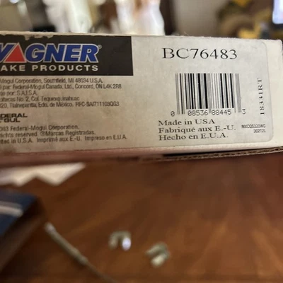 Cable de freno de estacionamiento Wagner BC76483 para Ford Mercury Cougar Mustang 67-68 Foto 1 de 4