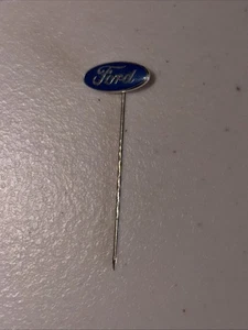 Oldtimer Ford Logo Emblem Metall KFZ Revers Hut Stick Pin - Bild 1 von 3