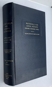 Materials for Legal Methods, 1952, 2nd Edition Harry W. Jones, Foundation Press - Bild 1 von 7