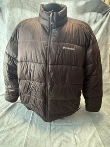 COLUMBIA Giubbotto Uomo Termico Bobina Leggero Tampone 2XL Marrone XXL - Foto 1 di 11