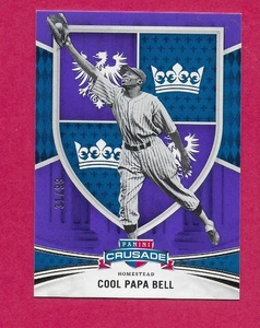 2024 Panini Crusade # 11 Cool Papa Bell Purple Parallel #ed / 99 - Picture 1 of 2