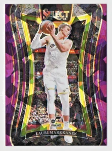 2024-25 Panini Select LAURI MARKKANEN #324 Mezzanine Purple Ice 02/99 Utah Jazz - Picture 1 of 2