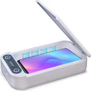 UV-C Téléphone Portable Personnel USB Désinfectant Boîte Désinfection Étui Nettoyant - Photo 1 sur 2