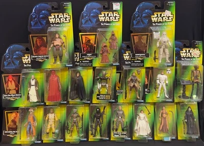 Lot of 18 Star Wars Power of the Force Action Figures Kenner 1995 1996 New - Image 1 of 4