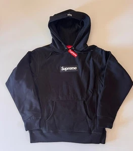 Supreme Box Logo Hooded Sweatshirt Black FW24 (Size X-Large) - Picture 1 of 2