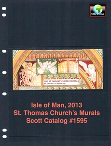 1/3 off $8.00 Scott Value - 2013 ISLE OF MAN GB UK Church s/s CV MNH NH UMM - Picture 1 of 4