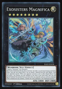 Exosisters Magnifica - RA02-EN038 - Super Rare - 1st Edition Yugioh - Picture 1 of 1