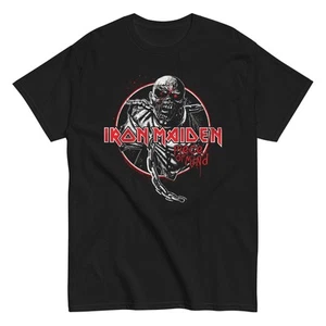 MerchMoment Iron Maiden - Eddie Peace T-Shirt T-Shirt Black New - Picture 1 of 1