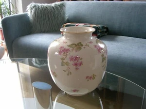 Krautheim Bavaria Vase Bodenvase Floor Vase Creme Cream Blumen Flowers Gold - Bild 1 von 11