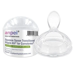 Squeeze Spoon Baby Food Dispensing Attachment Compatible with Comotomo Baby B... - Picture 1 of 7