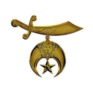 Shriner Masonic Bumper Sticker - [4 1/4'' Tall] - Picture 1 of 1