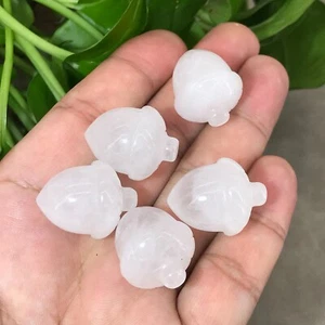 Gemas curativas Reiki cristal de cuarzo bellota cuarzo transparente natural 5 piezas - Imagen 1 de 12
