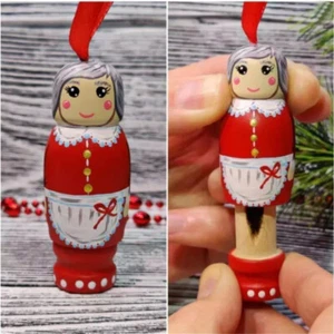 Divertido Navidad Santa Navidad Adorno de Árbol Decoración Colgante para Decoraciones de Fiesta de Navidad - Imagen 1 de 11