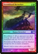 Stormblood Berserker FOIL Magic 2012 / M12 HEAVILY PLD Uncommon CARD ABUGames