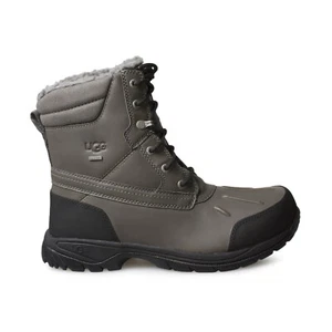 UGG FELTON METAL LEATHER WATERPROOF LACE UP MEN'S WINTER BOOTS US 7/UK 6 NEW - Picture 1 of 6